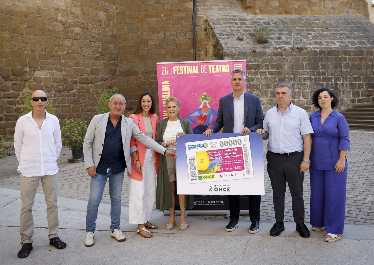 El Festival de Teatro de Olite, con su programación multidisciplinar, ‘sale a escena’ en el cupón de la ONCE