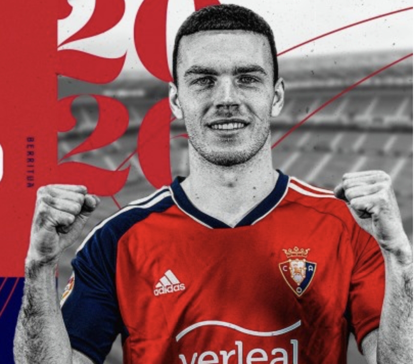 Diego Moreno se despide del Club Atlético Osasuna tras catorce temporadas