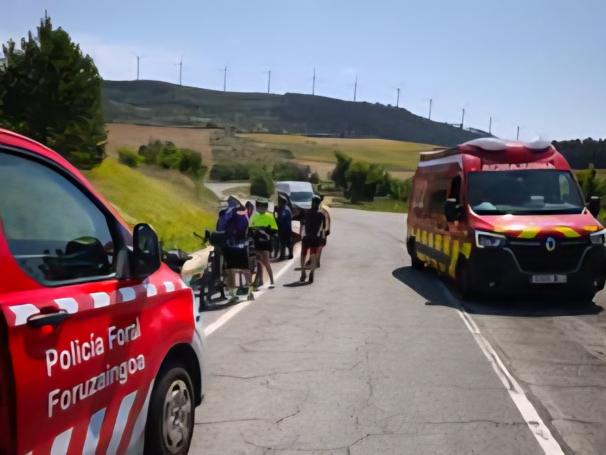 Un ciclista, de 75 años, herido grave tras sufrir una caída en el puerto del Perdón