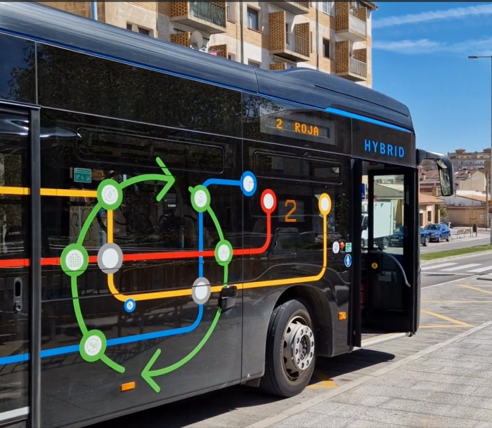 Tudela activa el transporte especial para las Fiestas de Santa Ana 2025
