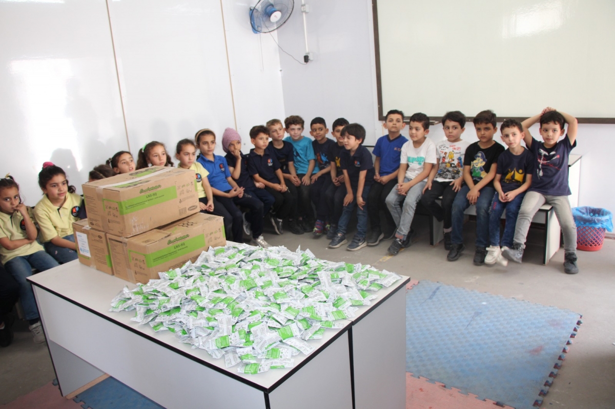 Fundación Caja Navarra destina 41.000 € a educación de huérfanos en Gaza
