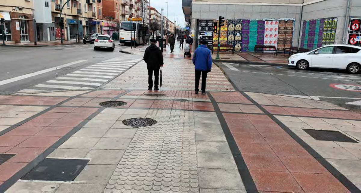 Arrancan el lunes obras de accesibilidad en la calle Ansoáin de Rochapea