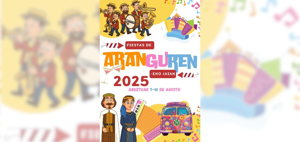Aranguren festejará sus fiestas del 7 al 10 de agosto con música, gastronomía y diversión
