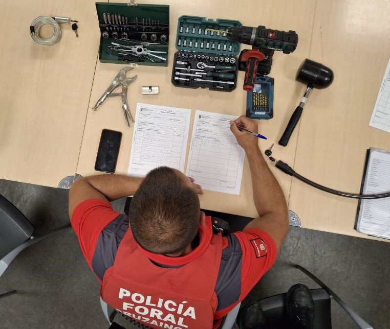 Policía Foral detiene a seis personas por robos y usurpación en Navarra